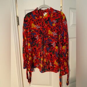 Anthropologie Maeve button down blouse.